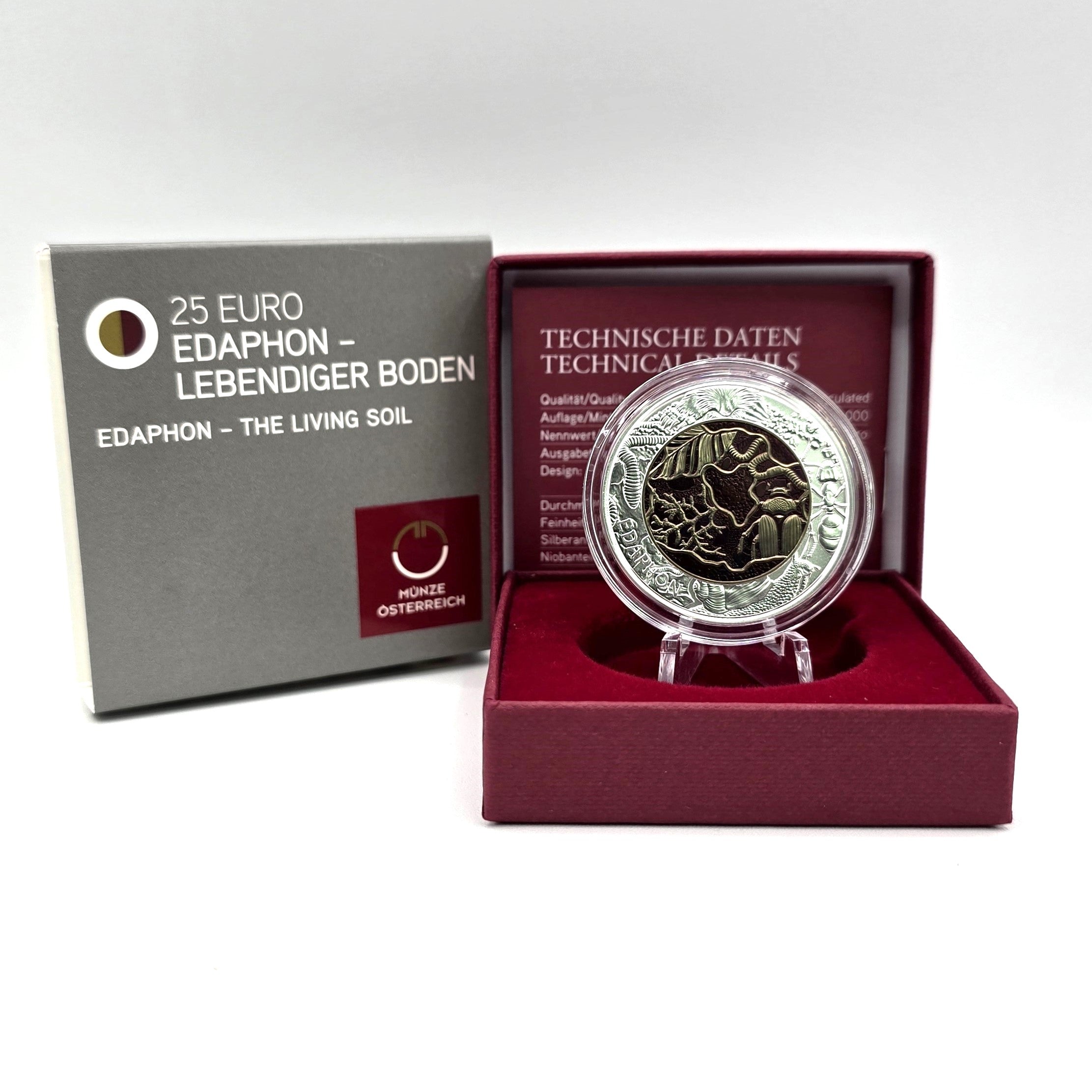 2024 Edaphon - 25€ Áustria Niobium Proof